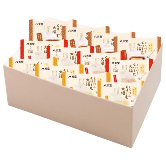 【DA022】【お歳暮】「八天堂」とろけるくりーむ大福-承り締切:2025年12月11日の説明画像2