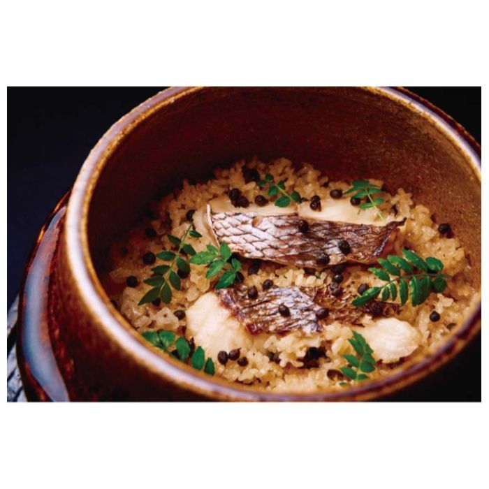 【OT-GPM】【お歳暮】京都「緒方」監修 明石産天然真鯛と実山椒の炊き込みご飯-承り締切:2025年12月11日