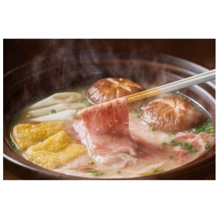 【OS-GPM】【お歳暮】京都「緒方」監修 黒毛和牛サーロインのしゃぶしゃぶ(白味噌と実山椒仕立て)-承り締切:2025年12月11日