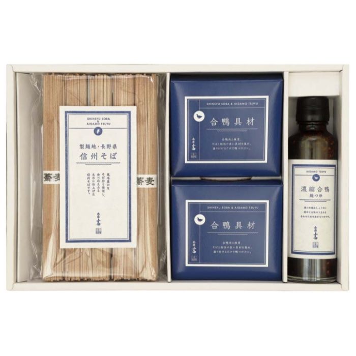 【AGP-30C】【お歳暮】合鴨つゆで食べる信州そば-承り締切:2025年12月11日