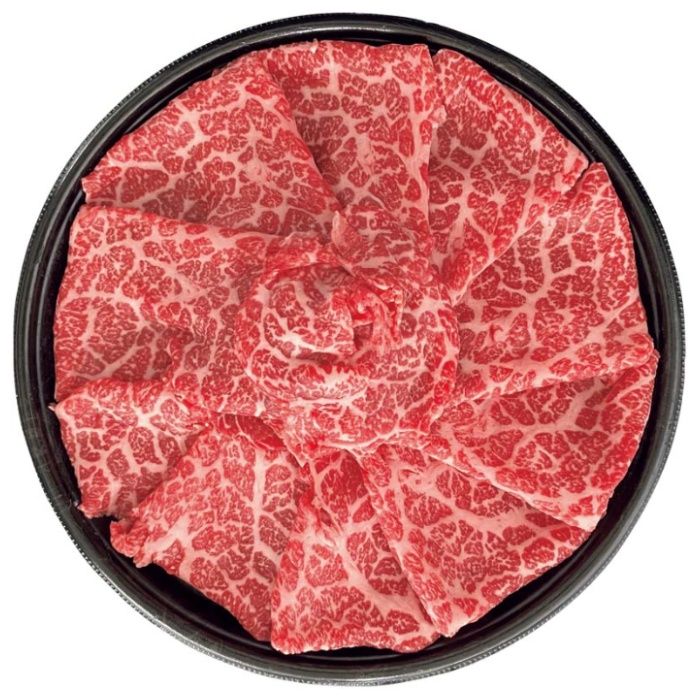 【B5-14】【お歳暮】蔵王牛 すき焼き用(丸皿盛り)-承り締切:2025年12月11日の説明画像2