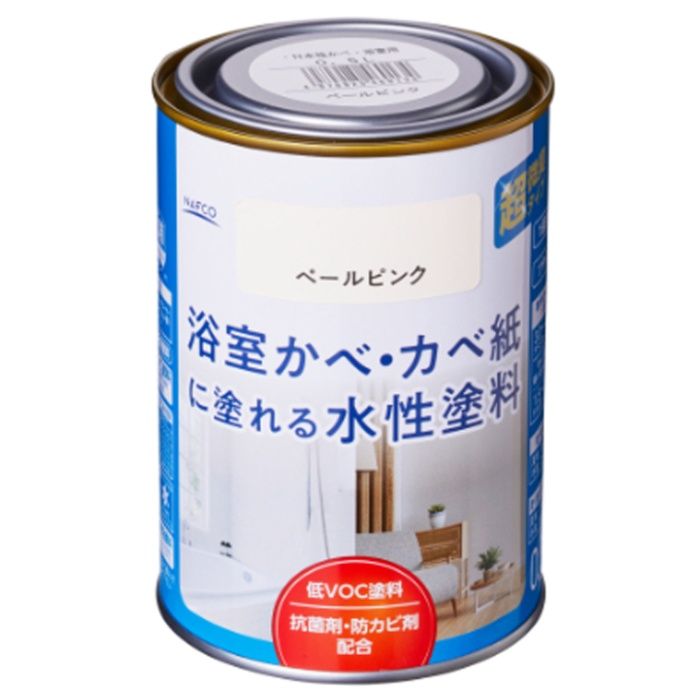 アサヒペン N水性かべ浴室用 0.5L　ペールピンク