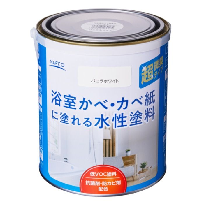 アサヒペン N水性かべ浴室用 1.5L　バニラホワイト