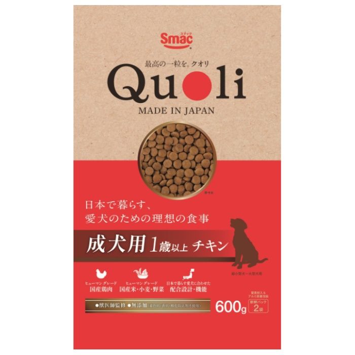 スマック Quoli　成犬用　チキン 600g