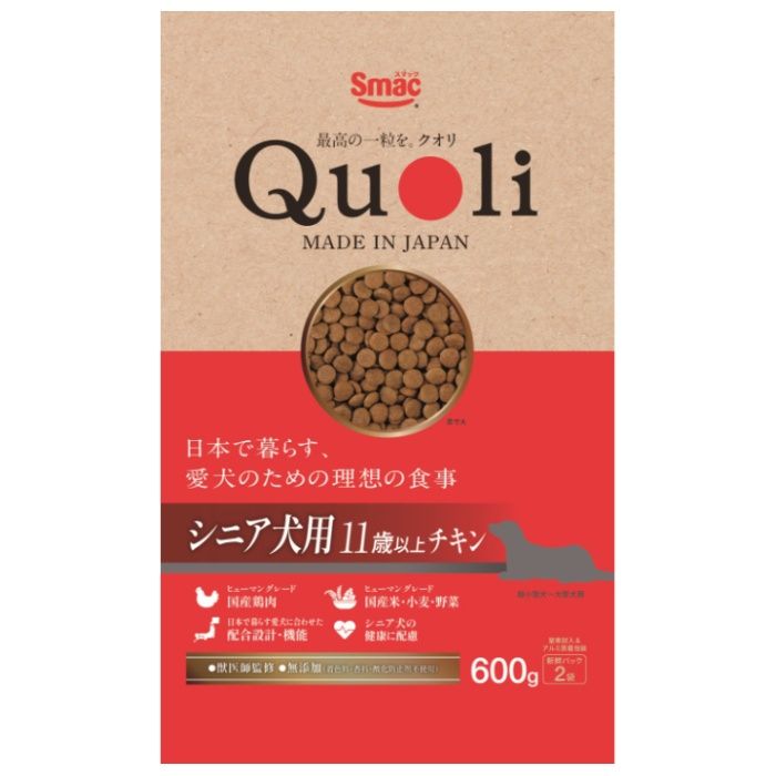 スマック Quoli　シニア犬用　チキン 600g