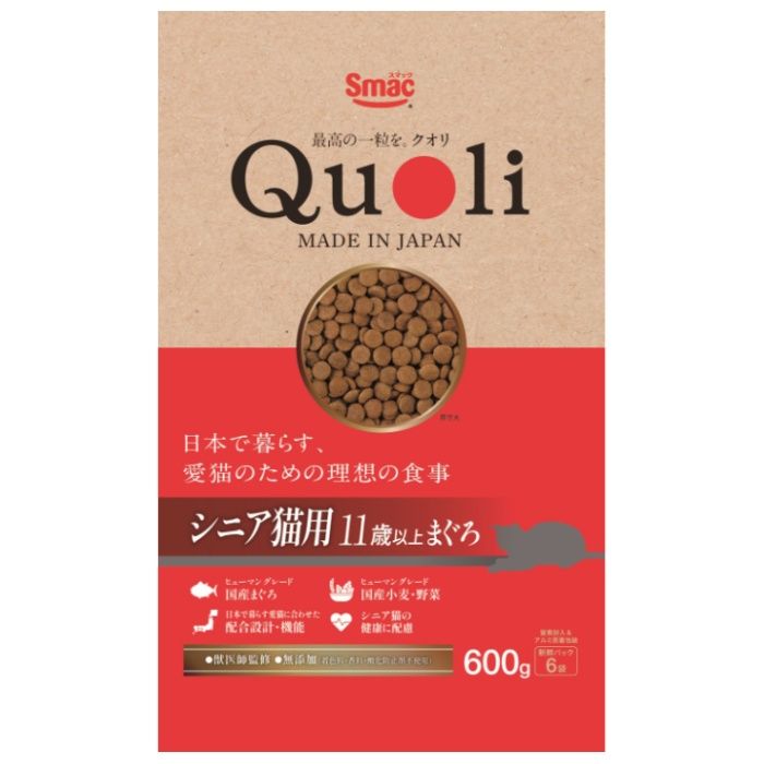 スマック Quoli　シニア猫用　まぐろ 600g