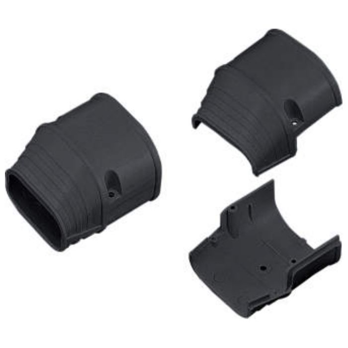 因幡電工 SD140用 端末カバー ブラック SEN-140-K