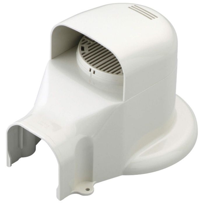 因幡電工 LD70ウォールコーナーエアコンキャップ/換気エアコン用　アイボリー LDWX-70L-I