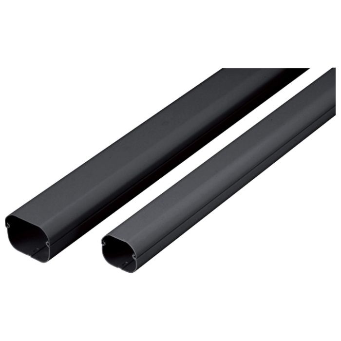 因幡電工 スリムダクトLD70　10本　ブラック LD-70-KX10