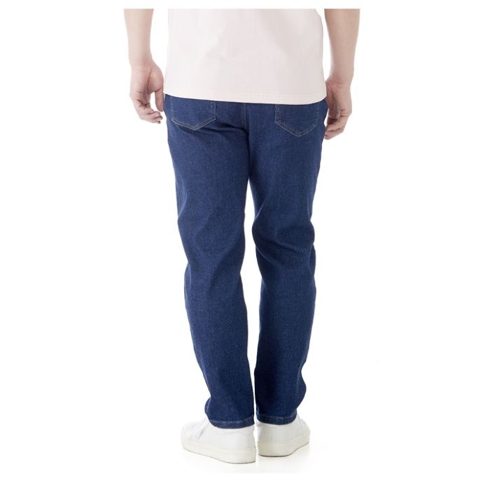 ラクラクイージーデニム　メンズ ネイビー　 LLの説明画像2