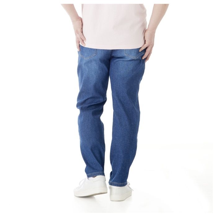 ラクラクイージーデニム　メンズ ブルー　 LLの説明画像2
