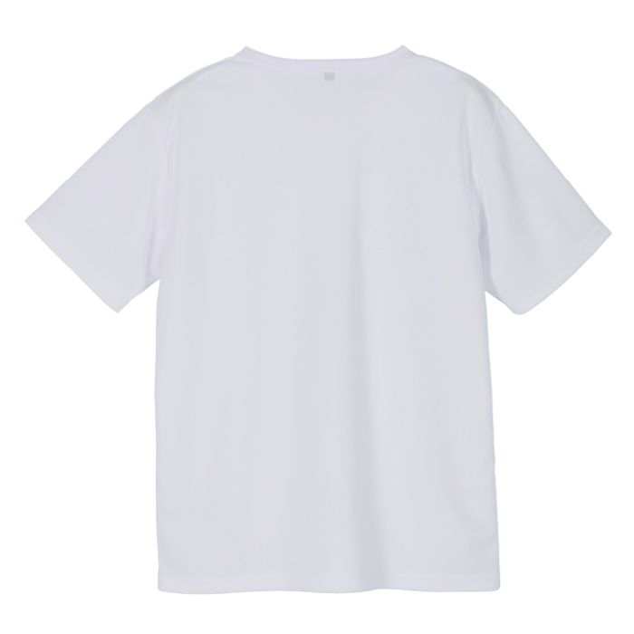 ドライメッシュクルーネックTシャツ NF063107 ホワイト 3Lの説明画像4