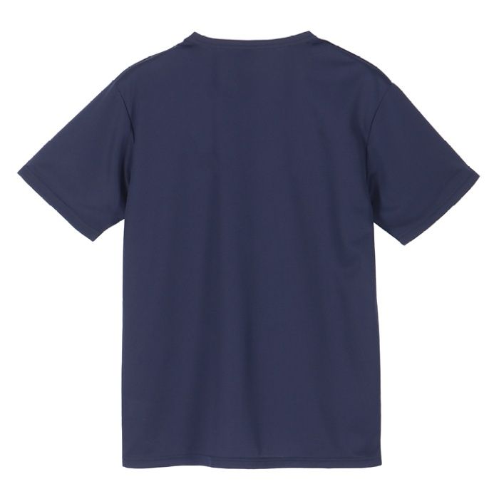 ドライメッシュクルーネックTシャツ NF063107 ネイビー LLの説明画像4