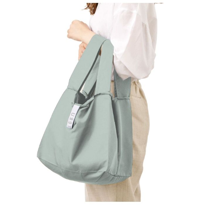 トレードワークス セルフレジで使いやすいスクエアデリバッグ ミントブルー