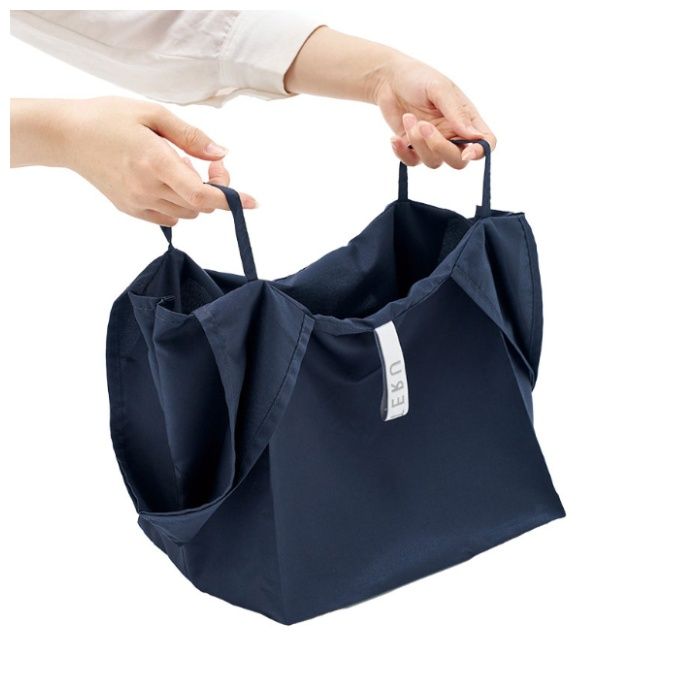 トレードワークス セルフレジで使いやすいスクエアデリバッグ ミントブルーの説明画像4