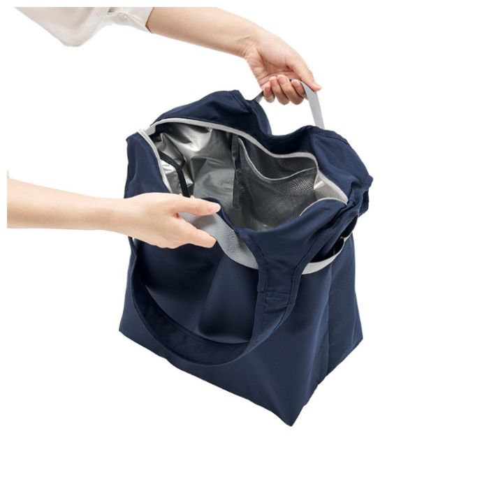 トレードワークス セルフレジ使いやすいコンパクトクーラーマルシェ ネイビーの説明画像3