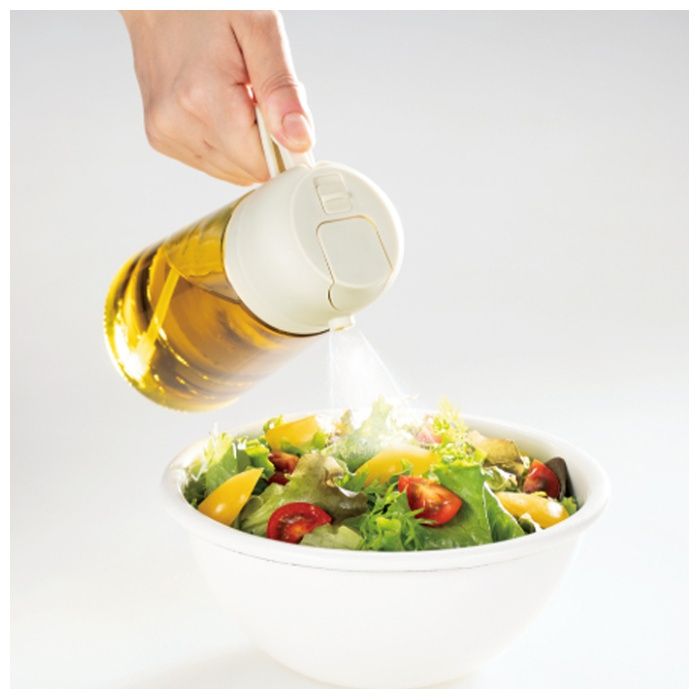 TAKAGI 注ぎもできる2WAYオイルボトル450ml アイボリーの説明画像3