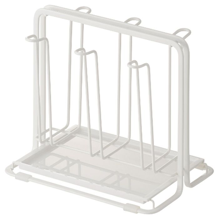 アスベル ポゼWコートコップスタンド　トレー付 ホワイト