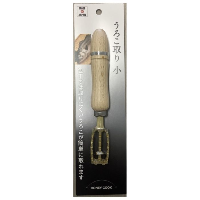 HC 木柄　ウロコ取り ショウ　HC1102