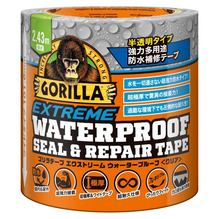 ゴリラ ゴリラテープ　エクストリーム　ウォータープルーフ〈クリア〉 1789