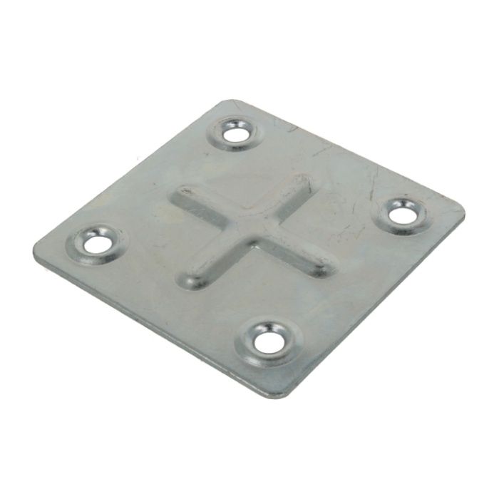 八幡ねじ リブ付きプレート 50X50