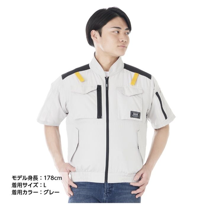ファンウェア半袖 16045 グレー M