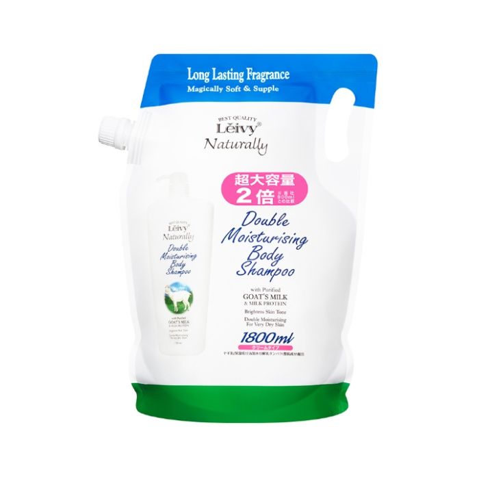 レイヴィーボディーシャンプー ゴートミルク　つめかえ1800ml