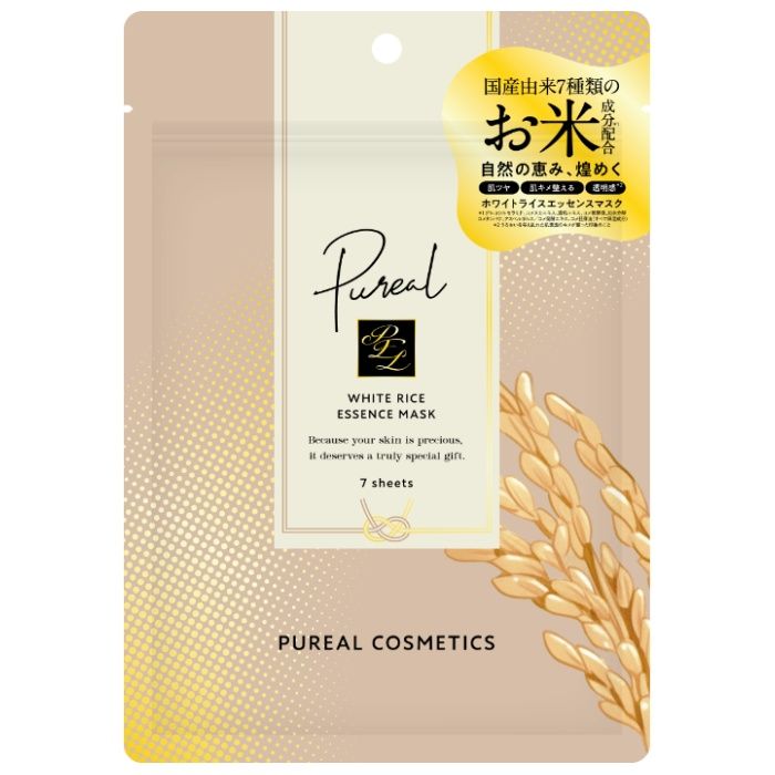 マルマンH&B ピュレア ホワイトライスエッセンスマスク 1枚120ml×7枚