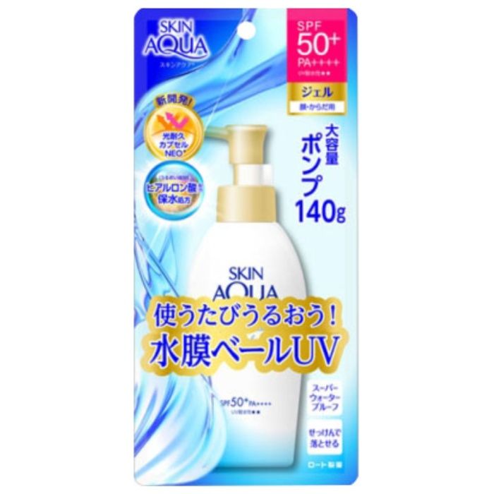 ロート製薬 スキンアクア スーパーモイスチャージェル ポンプ 140g