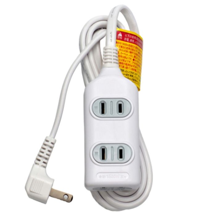 ナフコ 3個口タップ2m SK-3TLPN02