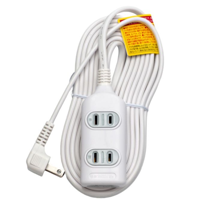 ナフコ 3個口タップ5m SK-3TLPN05