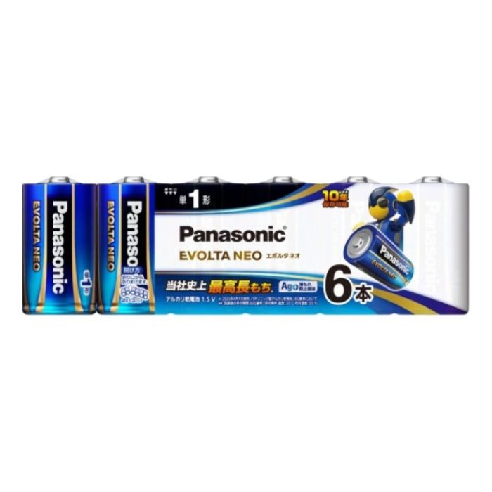 パナソニック エボルタNEO単1X6 LR20NJ6SW