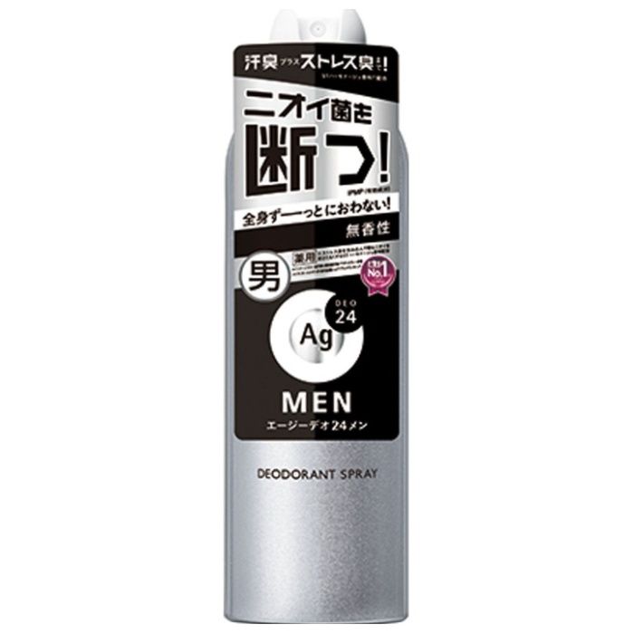 マンダム Ag エージーデオ24メン メンズデオドラントスプレー 無香性 LL 180g