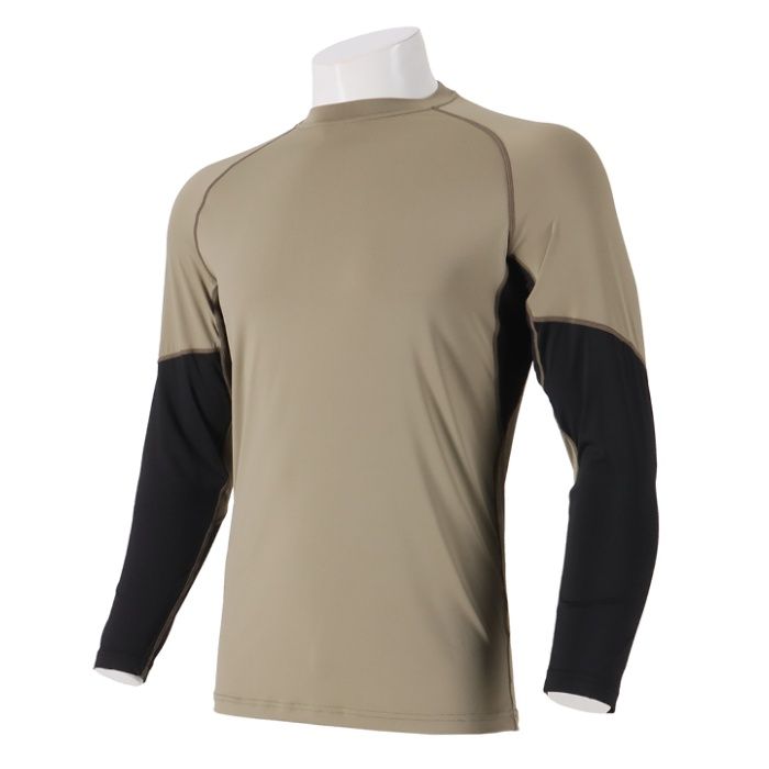 冷感消臭加工コンプレッション NAF228 カーキベージュ Lの説明画像3