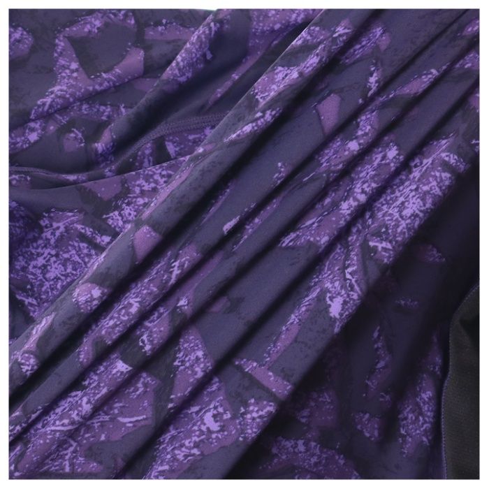 冷感消臭加工総柄コンプレッション NAF229 パープル総柄 Mの説明画像4