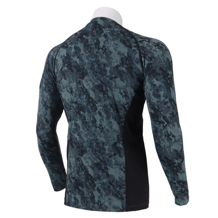 超冷感キシリトール総柄コンプレッション NAF231 ネイビー総柄 Lの説明画像2