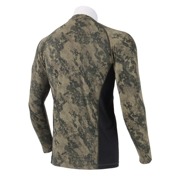 超冷感キシリトール総柄コンプレッション NAF231 カーキ総柄 Lの説明画像2