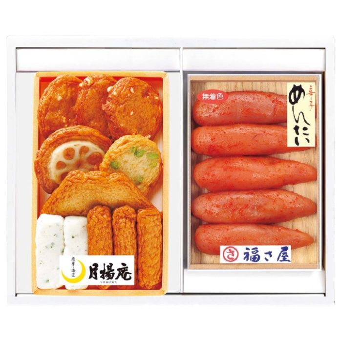 【TMF-3】【父の日】「月揚庵」さつまあげ・「福さ屋」辛子めんたいこセット-承り締切:2026年6月11日の説明画像2