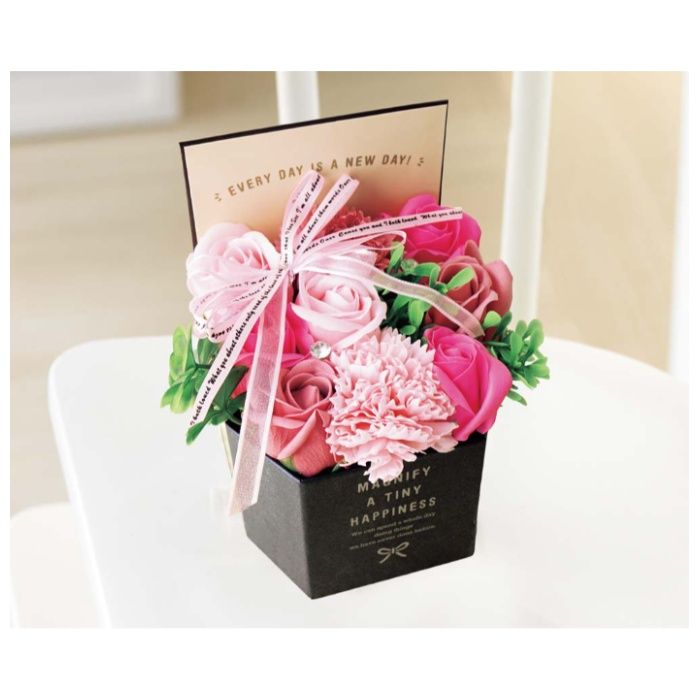 【MU37-18C】【母の日】ラグジュアリーシャボンボックス(ピンク)-承り締切:2026年4月30日