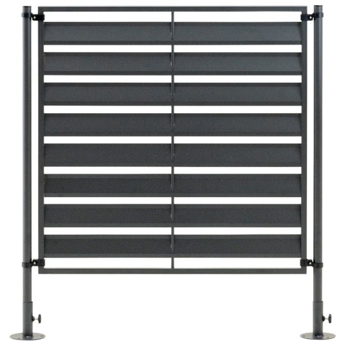 タカショー Gアルミフェンスルーバー900×900 HEX-FL909の説明画像2