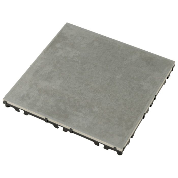タカショー 敷くだけタイル磁器ダークグレー JBG-JCDG2