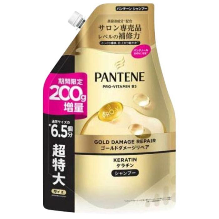 P&G パンテーン ゴールド ダメージリペアシャンプー つめかえ 超特大増量 1700g