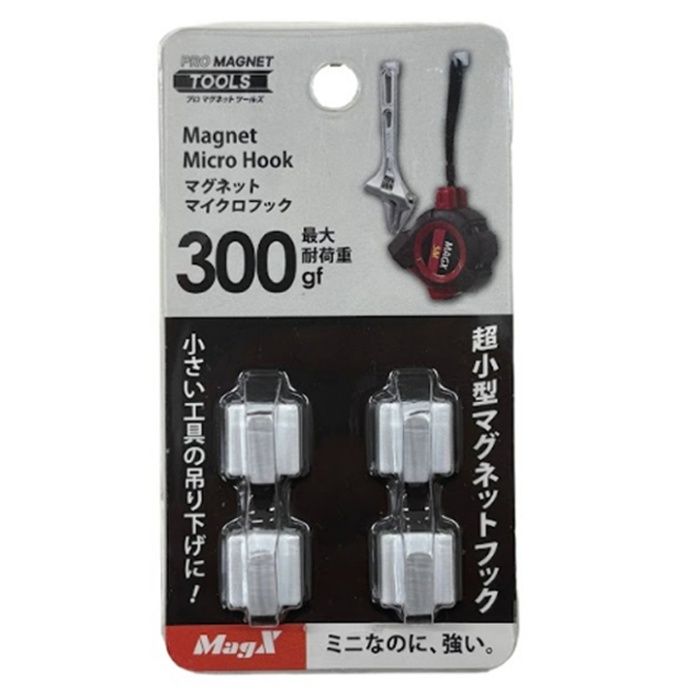 マグエックス マイクロフック白4P ACRO-4W