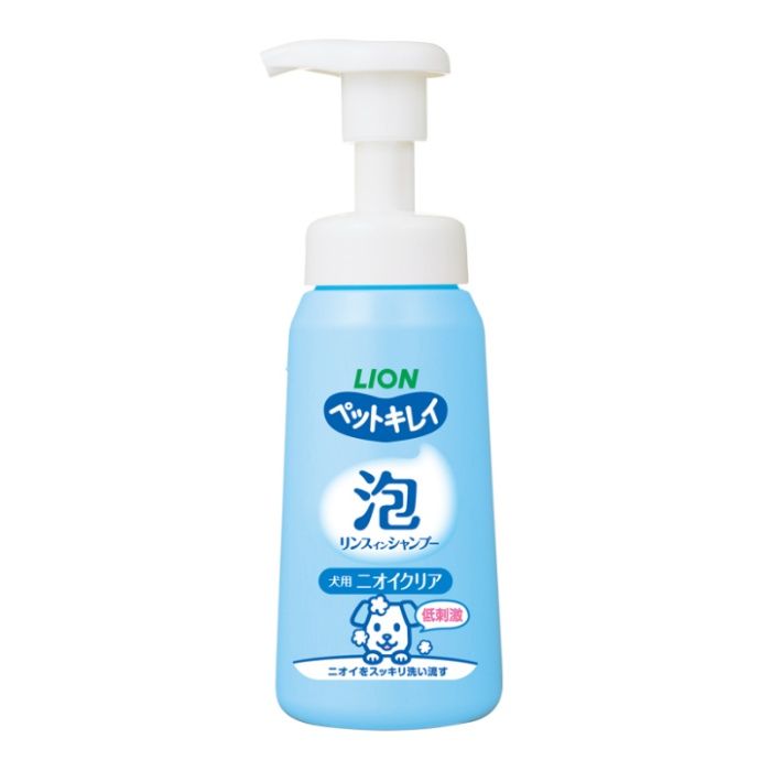 ライオン ペットキレイ泡リンスインシャンプー犬用ニオイクリア 230ml