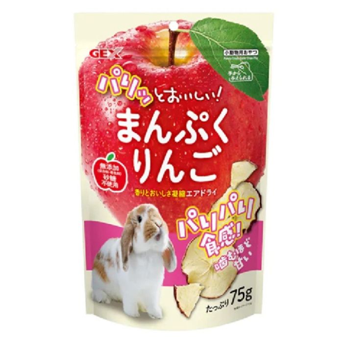 GEX パリッとまんぷくりんごエアドライ 75g