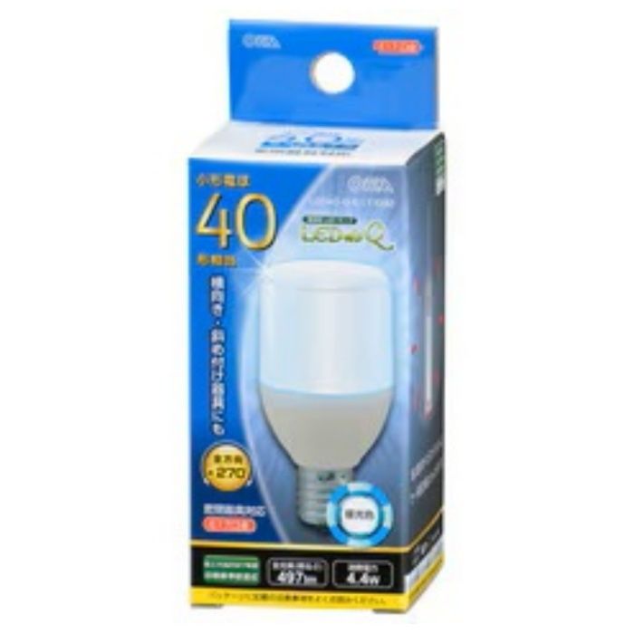 オーム電機 LED電球 T形 E17 40形相当 昼光色 LDT4D-G-E17 IG92