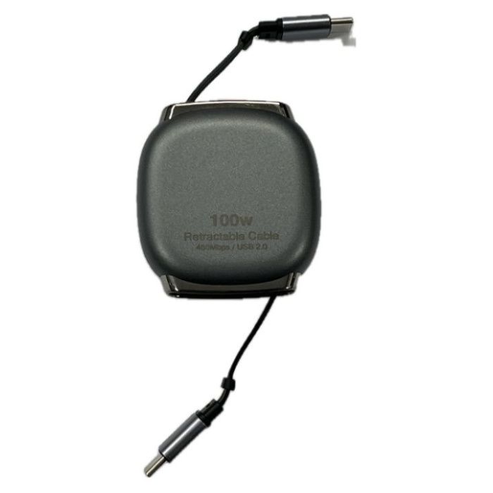 ナフコ USB　C-C　リールケーブル KT-N-RCC095GYの説明画像2
