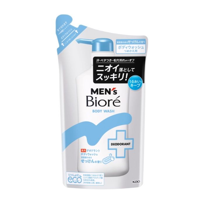 花王 MビオレデオドラントBW　せっけんの香り　つめかえ 360ML