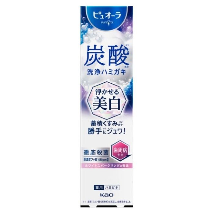 花王 ピュオーラ炭酸ハミガキ 美白95G