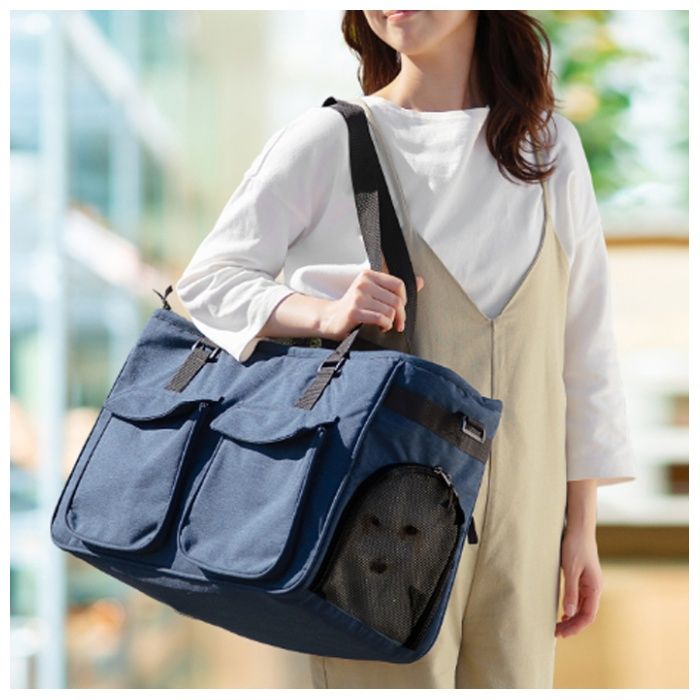 アイリスオーヤマ ソフトペットキャリー　Mサイズ PSC-490の説明画像2